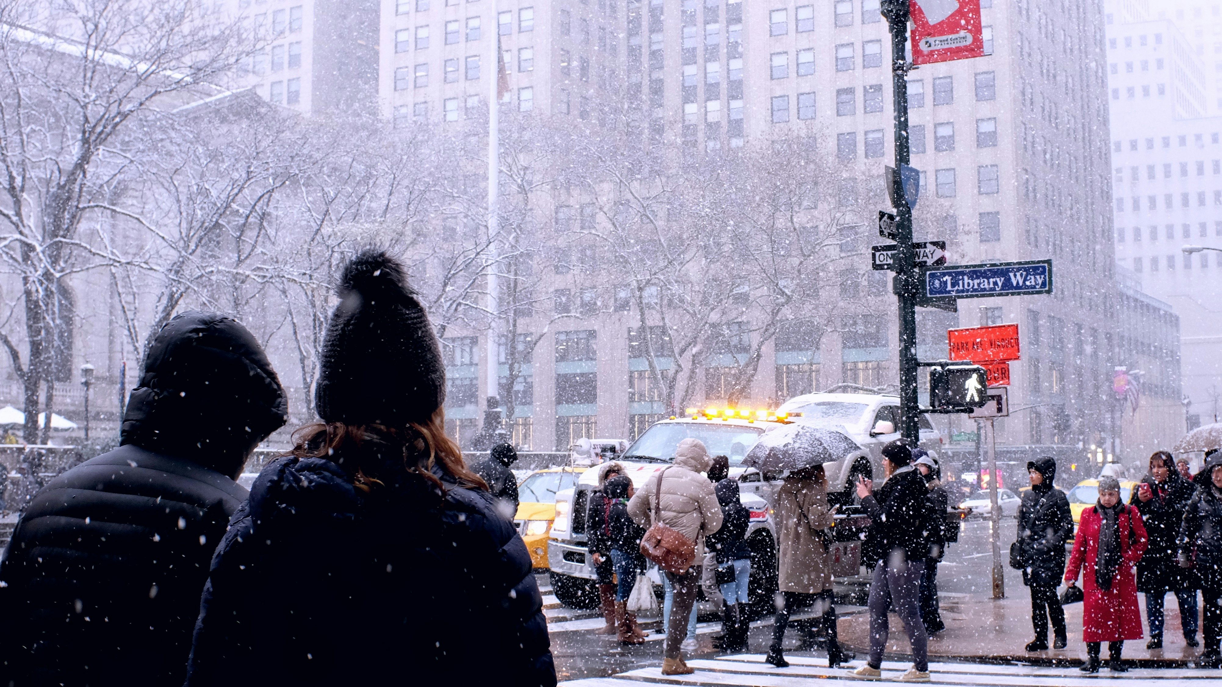 photo of people walking near building